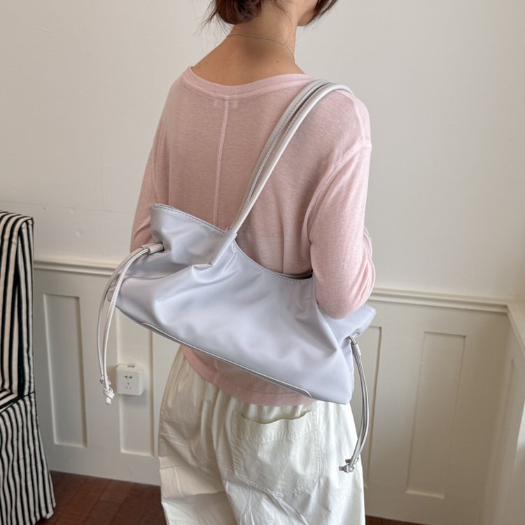 Women's Minimalist Ruched Shoulder Bag | Slouchy Hobo Purse