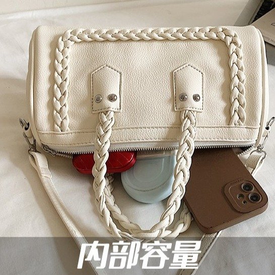 Women’s Pearl Embellished Top Handle Satchel Bag