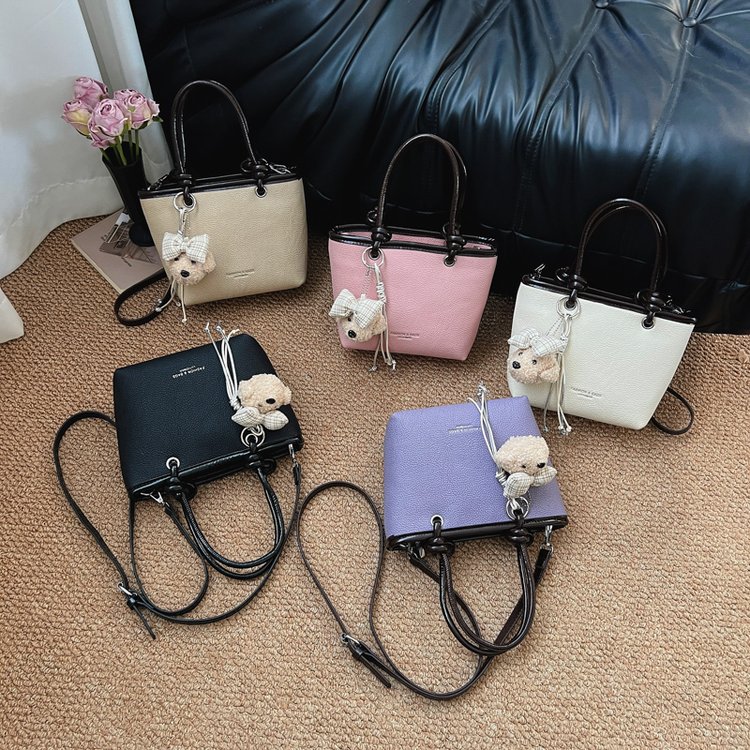 Women's Two-Tone Mini Tote Bag | Color Block Handbag