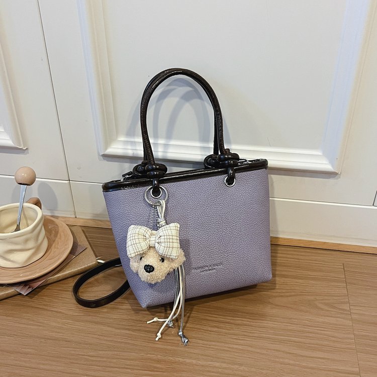 Women's Two-Tone Mini Tote Bag | Color Block Handbag
