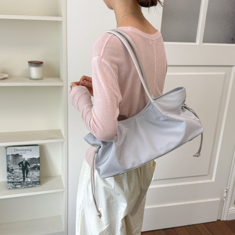 Women's Minimalist Ruched Shoulder Bag | Slouchy Hobo Purse