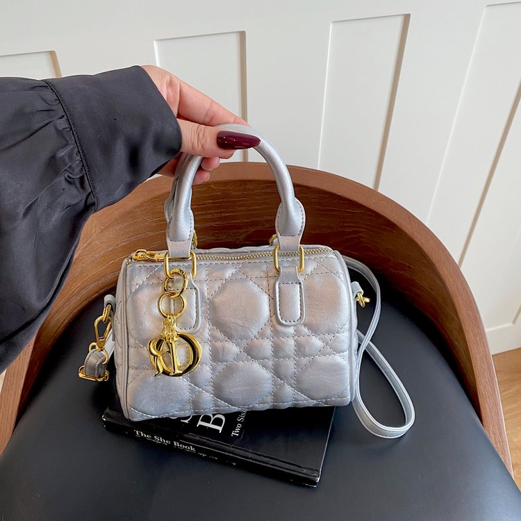 Women's Mini Quilted Satchel Bag | Elegant Top Handle Purse