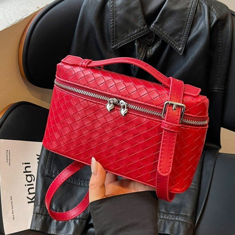 Wholesale Women’s Woven Top Handle Crossbody Bag