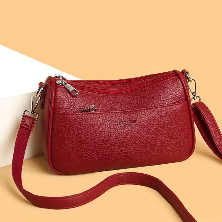 Women's Vintage Textured Crossbody Bag | Small Shoulder Purse