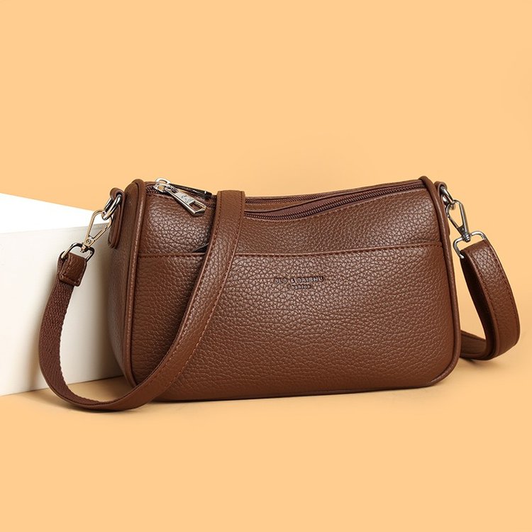 Women's Vintage Textured Crossbody Bag | Small Shoulder Purse