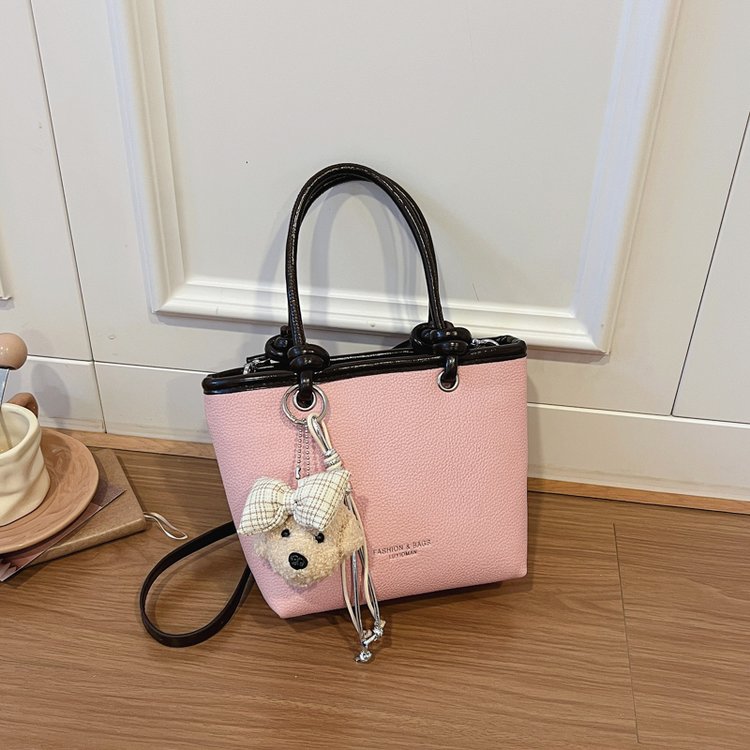 Women's Two-Tone Mini Tote Bag | Color Block Handbag